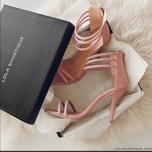 Lola Shoetique Poised Ankle Strap Heels